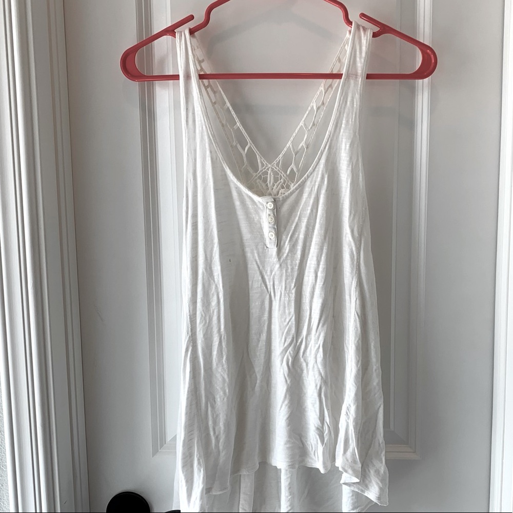 Off white tank